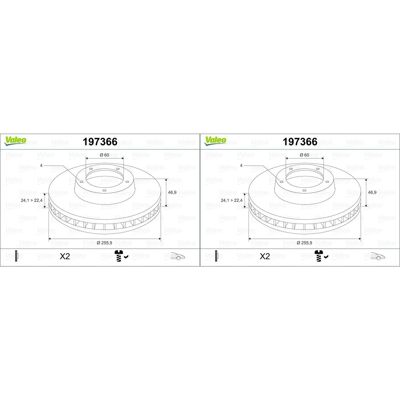 2x Valeo Bremsscheiben 256mm Belüftet Vorne Passend Für Chevrolet Evanda Lacetti: Bremsscheibe A.b.s.: 17414 Abakus: 23103141 Abakus: 231031412 Aisin: 2x Valeo Bremsscheiben 256mm Belüftet Vorne Passend Für Chevrolet Evanda Lacetti: Bremsscheibe A.b.s.: 17414 Abakus: 23103141 Abakus: 231031412 Aisin:
