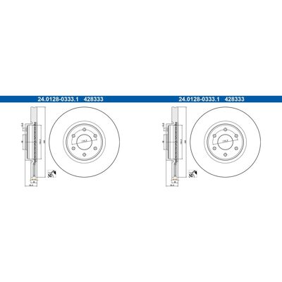 2x Ate Bremsscheiben 320mm Belüftet Vorne Passend Für Mercedes X-klasse Nissan N: Bremsscheibe A.b.s.: 18817 Ate: 24012803331 Blue Print: Adu174394 Bo 2x Ate Bremsscheiben 320mm Belüftet Vorne Passend Für Mercedes X-klasse Nissan N: Bremsscheibe A.b.s.: 18817 Ate: 24012803331 Blue Print: Adu174394 Bo
