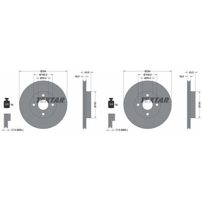 2x Textar Bremsscheiben 254mm Innenbelüftet Vorne Passend Für Toyota Paseo 921: Bremsscheibe A.b.s.: 16617 Ashika: 60022032c Blue Print: Adt343136 Blu 2x Textar Bremsscheiben 254mm Innenbelüftet Vorne Passend Für Toyota Paseo 921: Bremsscheibe A.b.s.: 16617 Ashika: 60022032c Blue Print: Adt343136 Blu