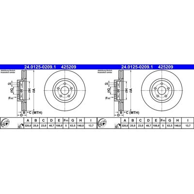 2x Ate Bremsscheiben 320mm Belüftet Vorne Passend Für Ford Focus Kuga Tourneo Tr: Bremsscheibe A.b.s.: 18340 Abakus: 23103226 Abakus: 231032262 Aisin: 2x Ate Bremsscheiben 320mm Belüftet Vorne Passend Für Ford Focus Kuga Tourneo Tr: Bremsscheibe A.b.s.: 18340 Abakus: 23103226 Abakus: 231032262 Aisin: