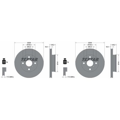 2x Textar Bremsscheiben 238mm Innenbelüftet Vorne Passend Für Toyota Corolla 9: Bremsscheibe A.b.s.: 15895 A.b.s.: 17019 Aisin: A6f1142s Aisin: A6f202 2x Textar Bremsscheiben 238mm Innenbelüftet Vorne Passend Für Toyota Corolla 9: Bremsscheibe A.b.s.: 15895 A.b.s.: 17019 Aisin: A6f1142s Aisin: A6f202