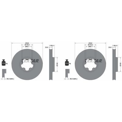 2x Textar Pro Bremsscheiben 324mm Innenbelüftet Vorne Passend Für Ford Tourneo T: Bremsscheibe A.b.s.: 19087 Ashika: 60000384c Brembo: 09e95610 Car: 1 2x Textar Pro Bremsscheiben 324mm Innenbelüftet Vorne Passend Für Ford Tourneo T: Bremsscheibe A.b.s.: 19087 Ashika: 60000384c Brembo: 09e95610 Car: 1