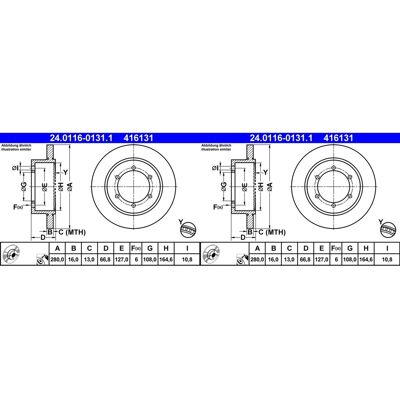 2x Ate Bremsscheiben 280mm Voll Hinten Passend Für Nissan Cabstar Nt400 24.011: Bremsscheibe A.b.s.: 18417 Aisin: A6r2012s Ashika: 6101109c Ate: 24011 2x Ate Bremsscheiben 280mm Voll Hinten Passend Für Nissan Cabstar Nt400 24.011: Bremsscheibe A.b.s.: 18417 Aisin: A6r2012s Ashika: 6101109c Ate: 24011