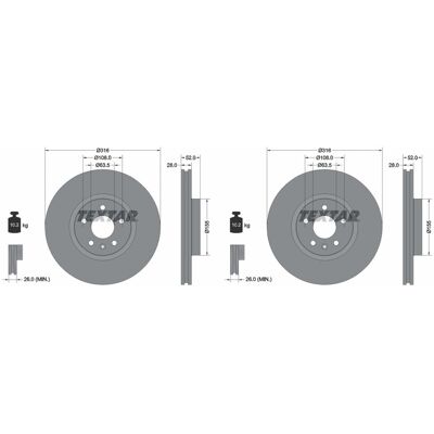 2x Textar Pro+ Bremsscheiben 316mm Vorne Passend Für Ford Galaxy S-max Land Rove: Bremsscheibe A.b.s.: 17753 Abakus: 23103166 Abakus: 231031662 Ap Xen 2x Textar Pro+ Bremsscheiben 316mm Vorne Passend Für Ford Galaxy S-max Land Rove: Bremsscheibe A.b.s.: 17753 Abakus: 23103166 Abakus: 231031662 Ap Xen