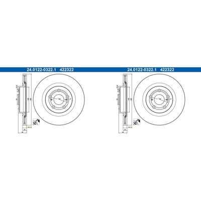 2x Ate Bremsscheiben 282mm Belüftet Vorne Passend Für Toyota Yaris 24.0122-032: Bremsscheibe A.b.s.: 18928 Abakus: 23103331 Ashika: 60022056c Ate: 240 2x Ate Bremsscheiben 282mm Belüftet Vorne Passend Für Toyota Yaris 24.0122-032: Bremsscheibe A.b.s.: 18928 Abakus: 23103331 Ashika: 60022056c Ate: 240
