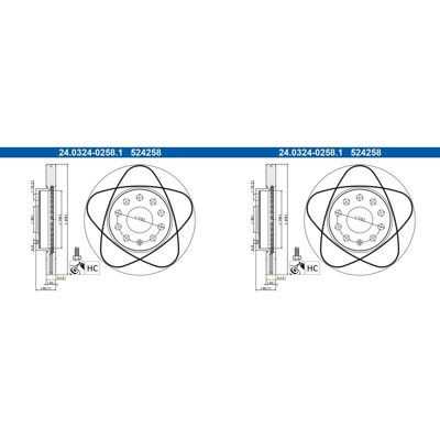 2x Ate Powerdisc 276mm Bremsscheiben Vorne Passend Für Audi A3 Seat Leon Skoda O: Bremsscheibe A.b.s.: 18430 Abakus: 23103135 Abakus: 231031352 Aisin: 2x Ate Powerdisc 276mm Bremsscheiben Vorne Passend Für Audi A3 Seat Leon Skoda O: Bremsscheibe A.b.s.: 18430 Abakus: 23103135 Abakus: 231031352 Aisin: