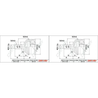 2x Dr!ve+ Gelenksatz Antriebswelle Radseitig Passend Für Honda Civic Mg Zs Rover: Gelenksatz, Antriebswelle Ashika: 6204446 Bga: Cv7502a Car: Gav4870k 2x Dr!ve+ Gelenksatz Antriebswelle Radseitig Passend Für Honda Civic Mg Zs Rover: Gelenksatz, Antriebswelle Ashika: 6204446 Bga: Cv7502a Car: Gav4870k