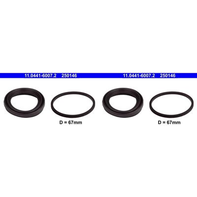 2x Ate Reparatursatz Bremssattel Vorne Passend Für Bmw X3 X5 Ford Cougar Escort: Dichtungssatz, Bremssattel Ate: 11044160072 Bmw: 34116773126 Ford: 16 2x Ate Reparatursatz Bremssattel Vorne Passend Für Bmw X3 X5 Ford Cougar Escort: Dichtungssatz, Bremssattel Ate: 11044160072 Bmw: 34116773126 Ford: 16