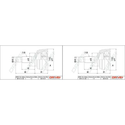 2x Dr!ve+ Antriebswellengelenk Satz Radseitig Passend Für Honda Accord Prelude: Gelenksatz, Antriebswelle Ashika: 6204422 Ashika: 6204439 Car: Gho2990 2x Dr!ve+ Antriebswellengelenk Satz Radseitig Passend Für Honda Accord Prelude: Gelenksatz, Antriebswelle Ashika: 6204422 Ashika: 6204439 Car: Gho2990