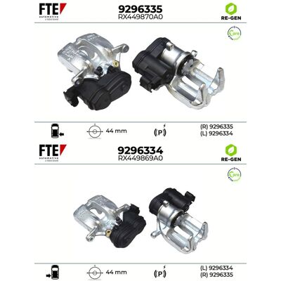 2x Fte Bremssattel Satz Hinten Links+rechts Passend Für Bmw 5 6: Bremssattel A.b.s.: 530182 Abakus: 13105460 Ate: 24624417025 Bmw: 34216793048 Brembo: 2x Fte Bremssattel Satz Hinten Links+rechts Passend Für Bmw 5 6: Bremssattel A.b.s.: 530182 Abakus: 13105460 Ate: 24624417025 Bmw: 34216793048 Brembo: