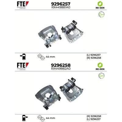 2x Fte Bremssattel Satz Vorne Links+rechts Passend Für Ford Galaxy S-max: Bremssattel A.b.s.: 431921 Brembo: F24204 Budweg Caliper: 345204 Bv Psh: 074 2x Fte Bremssattel Satz Vorne Links+rechts Passend Für Ford Galaxy S-max: Bremssattel A.b.s.: 431921 Brembo: F24204 Budweg Caliper: 345204 Bv Psh: 074