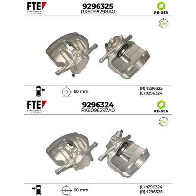 2x Fte Bremssattel Satz Vorne Links+rechts Passend Für Mercedes C-klasse Cls E-k: Bremssattel A.b.s.: 532052 Abakus: 13105358 Brembo: F50371 Budweg Ca 2x Fte Bremssattel Satz Vorne Links+rechts Passend Für Mercedes C-klasse Cls E-k: Bremssattel A.b.s.: 532052 Abakus: 13105358 Brembo: F50371 Budweg Ca