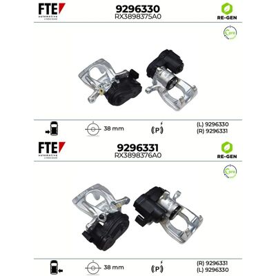 2x Fte Bremssattel Satz Hinten Links+rechts Passend Für Nissan Leaf Qashqai X-tr: Bremssattel A.b.s.: 531972 Abakus: 13105444 Ashika: Cal1297rjm Bremb 2x Fte Bremssattel Satz Hinten Links+rechts Passend Für Nissan Leaf Qashqai X-tr: Bremssattel A.b.s.: 531972 Abakus: 13105444 Ashika: Cal1297rjm Bremb