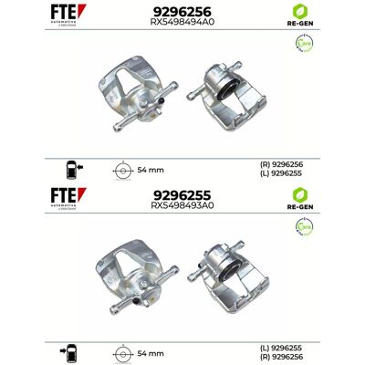 2x Fte Bremssattel Satz Vorne Links+rechts Passend Für Renault Megane: Bremssattel A.b.s.: 420081 Ashika: Cal1123ljm Brembo: Fa6052 Budweg Caliper: 34 2x Fte Bremssattel Satz Vorne Links+rechts Passend Für Renault Megane: Bremssattel A.b.s.: 420081 Ashika: Cal1123ljm Brembo: Fa6052 Budweg Caliper: 34