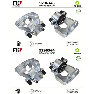 2x Fte Bremssattel Satz Vorne Links+rechts Passend Für Ford Focus: Bremssattel A.b.s.: 423392 Ashika: Cal1356rjm Brembo: F24211 Budweg Caliper: 345435 2x Fte Bremssattel Satz Vorne Links+rechts Passend Für Ford Focus: Bremssattel A.b.s.: 423392 Ashika: Cal1356rjm Brembo: F24211 Budweg Caliper: 345435