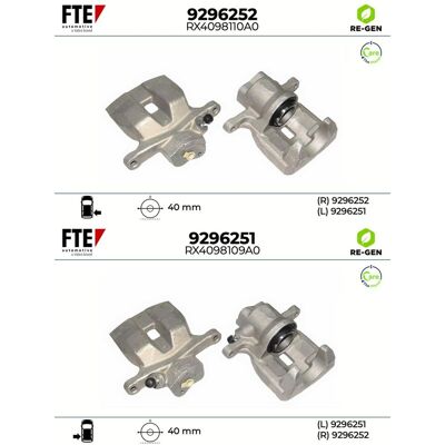 2x Fte Bremssattel Satz Hinten Links+rechts Passend Für Lexus Is: Bremssattel A.b.s.: 741082 Brembo: F83357 Budweg Caliper: 345219 Elstock: 872838 Era 2x Fte Bremssattel Satz Hinten Links+rechts Passend Für Lexus Is: Bremssattel A.b.s.: 741082 Brembo: F83357 Budweg Caliper: 345219 Elstock: 872838 Era