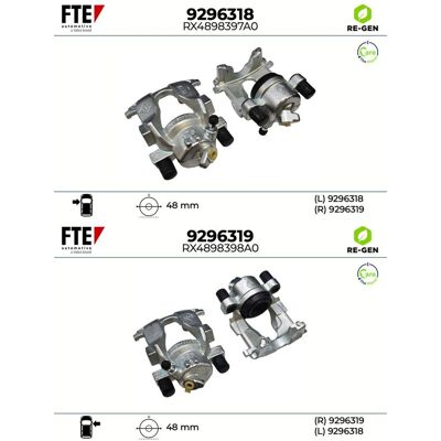 2x Fte Bremssattel Satz Vorne Links+rechts Passend Für Smart Forfour Fortwo: Bremssattel A.b.s.: 432211 Ate: 24348199595 Brembo: F28154 Budweg Caliper 2x Fte Bremssattel Satz Vorne Links+rechts Passend Für Smart Forfour Fortwo: Bremssattel A.b.s.: 432211 Ate: 24348199595 Brembo: F28154 Budweg Caliper