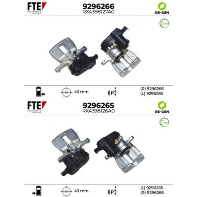 2x Fte Bremssattel Satz Hinten Links+rechts Passend Für Audi A6 A7: Bremssattel A.b.s.: 531752 Ashika: Cal1120rjm Ate: 24624317165 Audi: 4g0615404 Bre 2x Fte Bremssattel Satz Hinten Links+rechts Passend Für Audi A6 A7: Bremssattel A.b.s.: 531752 Ashika: Cal1120rjm Ate: 24624317165 Audi: 4g0615404 Bre