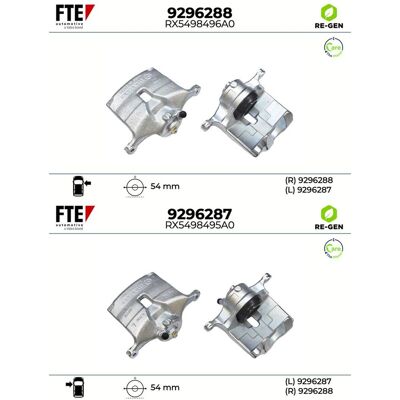 2x Fte Bremssattel Satz Vorne Links+rechts Passend Für Mazda 3 Cx-3: Bremssattel A.b.s.: 431692 Abakus: 13105136 Ashika: Cal139rjm Blue Print: Adbp450 2x Fte Bremssattel Satz Vorne Links+rechts Passend Für Mazda 3 Cx-3: Bremssattel A.b.s.: 431692 Abakus: 13105136 Ashika: Cal139rjm Blue Print: Adbp450