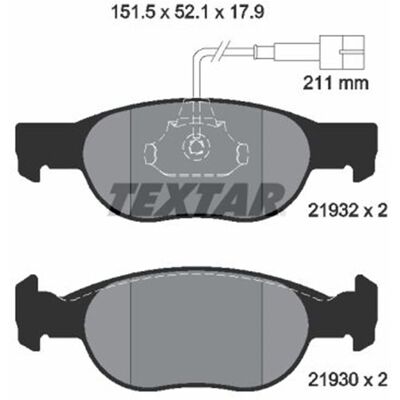 Textar Q+ Bremsbeläge Vorne Passend Für Fiat Brava Bravo Marea Punto Lancia Delt: Bremsbelagsatz, Scheibenbremse Ashika: 50000261 Brembo: P23113 Car: Textar Q+ Bremsbeläge Vorne Passend Für Fiat Brava Bravo Marea Punto Lancia Delt: Bremsbelagsatz, Scheibenbremse Ashika: 50000261 Brembo: P23113 Car:
