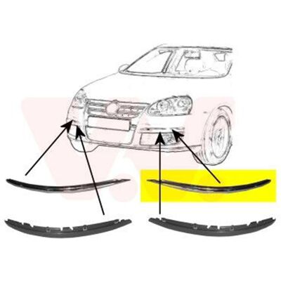 Van Wezel 5886483 - Stoßstangenersatz für VW Van Wezel 5886483 - Stoßstangenersatz für VW