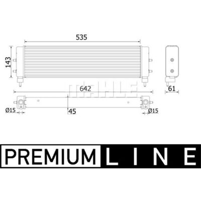 Mahle Ölkühler für BMW 5-8 Serie, X6, Clc - Original OEM Mahle Ölkühler für BMW 5-8 Serie, X6, Clc - Original OEM