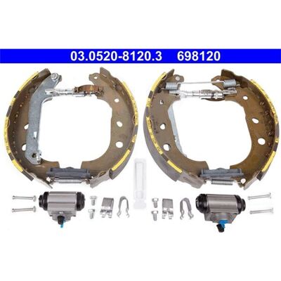 ATE - TopKit 03.0520-8120.3 - Hinterachse - Ford Focus - Bremsbackensatz ATE - TopKit 03.0520-8120.3 - Hinterachse - Ford Focus - Bremsbackensatz