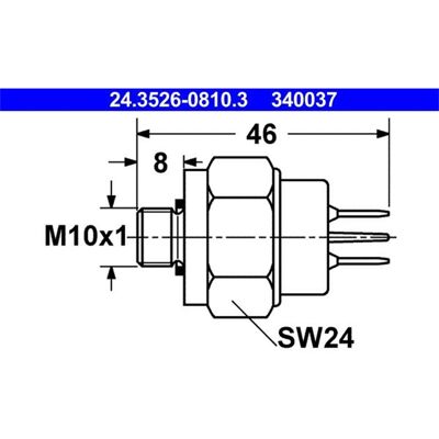 ATE 24.3526-0810.3 Bremslichtschalter - Bremslichtschalter ATE 24.3526-0810.3 Bremslichtschalter - Bremslichtschalter