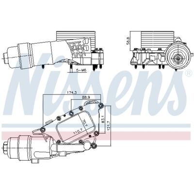 Nissens Ölkühler Motoröl Kühler Mit Filter Passend Für Bmw 2 I8 X1 X2 Mini Coope: Ölkühler, Motoröl Abakus: 10001008 Abakus: 10001008al Aic: 59075 Aks Nissens Ölkühler Motoröl Kühler Mit Filter Passend Für Bmw 2 I8 X1 X2 Mini Coope: Ölkühler, Motoröl Abakus: 10001008 Abakus: 10001008al Aic: 59075 Aks