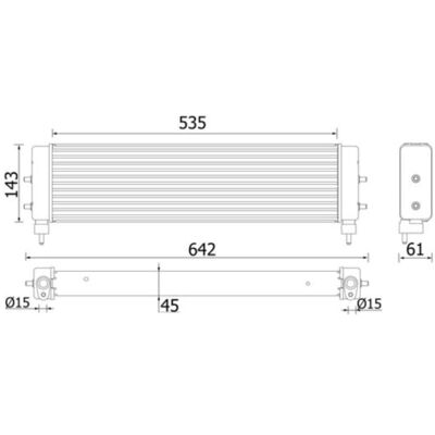 Mahle Ölkühler für BMW 5-8 Serie, X6, Clc - Original OEM Mahle Ölkühler für BMW 5-8 Serie, X6, Clc - Original OEM