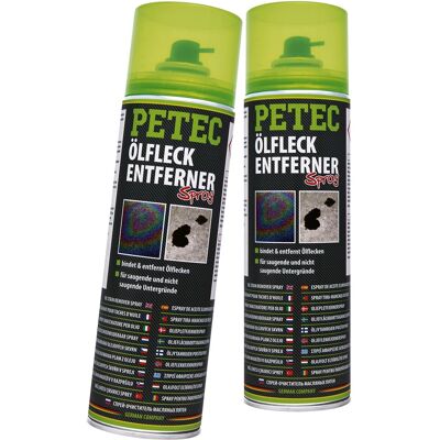 2x Petec 500ml Ölfleckenetferner Oil Spot Ölflecken Reiniger Entferner Remover: Petec 72350 2x Petec 500ml Ölfleckenetferner Oil Spot Ölflecken Reiniger Entferner Remover: Petec 72350