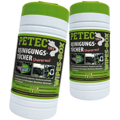 2x 120 Stück Petec 82120 Reinigungstücher Allzwecktücher Mehrzwecktücher Tücher: Petec 82120 2x 120 Stück Petec 82120 Reinigungstücher Allzwecktücher Mehrzwecktücher Tücher: Petec 82120