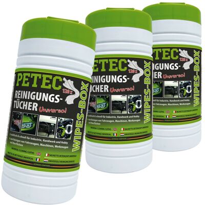 3x 120 Stück Petec 82120 Reinigungstücher Allzwecktücher Mehrzwecktücher Tücher: Petec 82120 3x 120 Stück Petec 82120 Reinigungstücher Allzwecktücher Mehrzwecktücher Tücher: Petec 82120