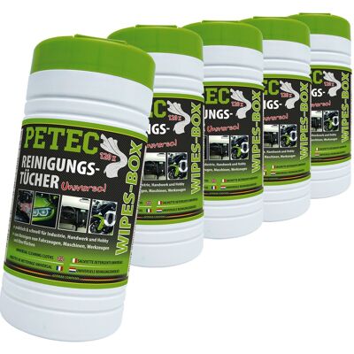 5x 120 Stück Petec 82120 Reinigungstücher Allzwecktücher Mehrzwecktücher Tücher: Petec 82120 5x 120 Stück Petec 82120 Reinigungstücher Allzwecktücher Mehrzwecktücher Tücher: Petec 82120