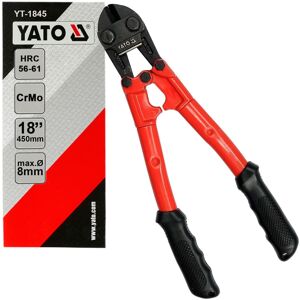 Yato Bolzenschneider Bolzenschere 45cm Seitenschneider Ketten Stahl Schnitt 8mm: Yato Yt-1845 Yato Bolzenschneider Bolzenschere 45cm Seitenschneider Ketten Stahl Schnitt 8mm: Yato Yt-1845
