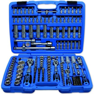 Bgs Steckschlüssell-satz Sechskant 1/2'' 3/8'' 1/4'' Ratsche Nuss Kasten 192-teilig: Bgs Steckschlüssell-satz Sechskant 1/2'' 3/8'' 1/4'' Ratsche Nuss Kasten 192-teilig:
