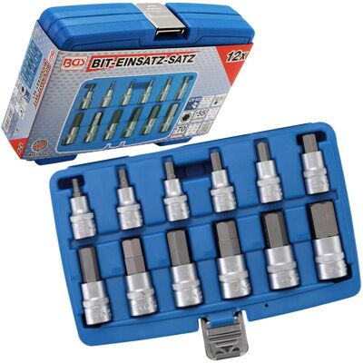 Bgs Bit-einsatz-set Innen-6-kant 1/2'' Zoll Steckschlüssel-satz 12-teilig Nuss: Bgs Bit-einsatz-set Innen-6-kant 1/2'' Zoll Steckschlüssel-satz 12-teilig Nuss: