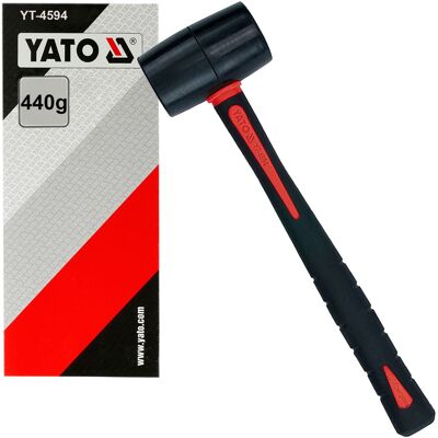 Yato Gummihammer Pflasterhammer Schonhammer Hammer-ø 65mm Ausbeulhammer 440g: Yato Yt-4594 Yato Gummihammer Pflasterhammer Schonhammer Hammer-ø 65mm Ausbeulhammer 440g: Yato Yt-4594