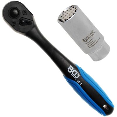BGS technic KG BGS Ratsche, Feinverzahnt, 10mm, 3/8'' - Ratsche BGS technic KG BGS Ratsche, Feinverzahnt, 10mm, 3/8'' - Ratsche