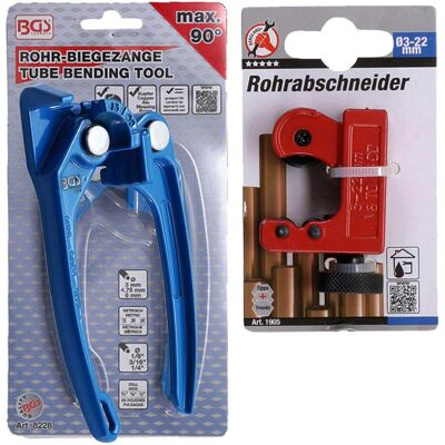 BGS technic KG Bgs Rohr-biege-zange Bremsleitungen Biegen + Rohr-abschneider-ø 3-22mm: BGS technic KG Bgs Rohr-biege-zange Bremsleitungen Biegen + Rohr-abschneider-ø 3-22mm: