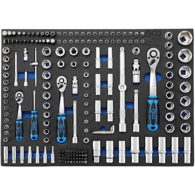 BGS technic KG Bgs Werkstattwageneinlage 3/3 Schaumstoff Voll 192-teilig Steckschlüssel-satz: BGS technic KG Bgs Werkstattwageneinlage 3/3 Schaumstoff Voll 192-teilig Steckschlüssel-satz: