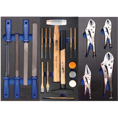 BGS technic KG Bgs Werkstattwagen-einlage Wechselkopf-hammer Meißel Feilen Schweißer-grip-zange: BGS technic KG Bgs Werkstattwagen-einlage Wechselkopf-hammer Meißel Feilen Schweißer-grip-zange: