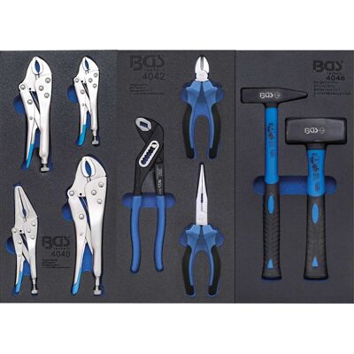 BGS technic KG Bgs Werkstattwagen-einlage Fäustel-& Schlosser-hammer Schweißer-grip-zangen-satz: BGS technic KG Bgs Werkstattwagen-einlage Fäustel-& Schlosser-hammer Schweißer-grip-zangen-satz: