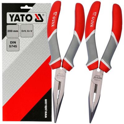 Yato Spitzzange Satz Set Gerade + Gebogen 200 Mm Elektriker Radio Telefonzange: Yato: Yt-2028 Yato: Yt-2018 Yato Spitzzange Satz Set Gerade + Gebogen 200 Mm Elektriker Radio Telefonzange: Yato: Yt-2028 Yato: Yt-2018