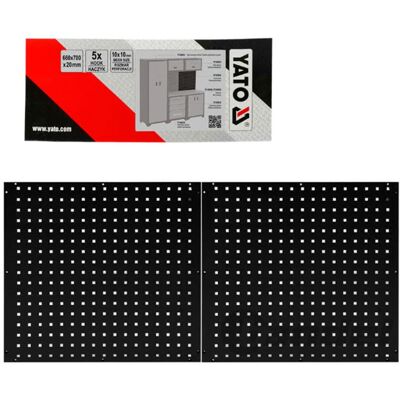 YATO - YT-08936 - 66x70cm - Lochwand - Werkzeugwandpanel YATO - YT-08936 - 66x70cm - Lochwand - Werkzeugwandpanel