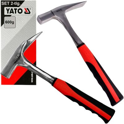 2x Yato Profi Maurerhammer Latthammer 600g Dachdeckhammer Zimmermannshammer: Yato Yt-4571 Yato Yt-4573 2x Yato Profi Maurerhammer Latthammer 600g Dachdeckhammer Zimmermannshammer: Yato Yt-4571 Yato Yt-4573