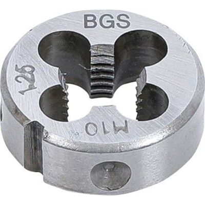 Bgs Gewindeschneideisen M10x1,25x25mm Werkzeugstahl Gcr15 1900-m10x1.25-s: Bgs Gewindeschneideisen M10x1,25x25mm Werkzeugstahl Gcr15 1900-m10x1.25-s: