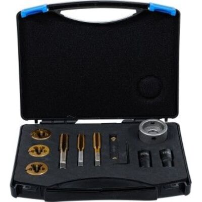 Bgs Gewindebohrer-/schneideisen-satz Titannitriert Radmuttern 12-tlg. 71039: Bgs Gewindebohrer-/schneideisen-satz Titannitriert Radmuttern 12-tlg. 71039: