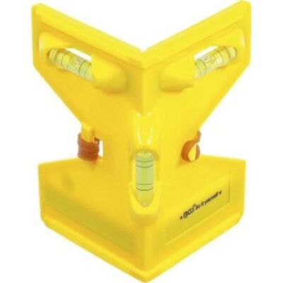 Bgs Pfosten-winkel-wasserwaage Mit 4 Magneten Und Gummiband 50877: Bgs Pfosten-winkel-wasserwaage Mit 4 Magneten Und Gummiband 50877: