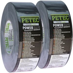 2x 50m Petec Powertape Schwarz Uni Gewebe-band Klebeband Panzertape Gaffa Tape: Petec: 86150 2x 50m Petec Powertape Schwarz Uni Gewebe-band Klebeband Panzertape Gaffa Tape: Petec: 86150